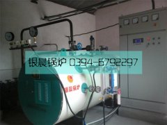 0.5吨电加热蒸汽锅炉安装调试完毕 运行正常