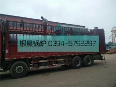 1吨手烧生物质蒸汽锅炉加蒸汽储罐发货